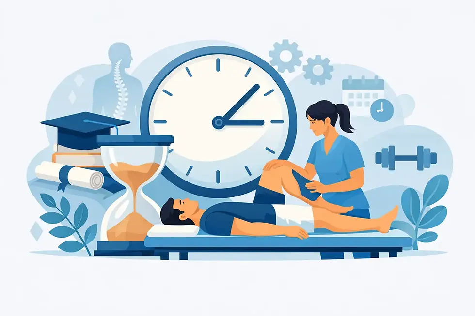 Quanto dura especialização em fisioterapia?