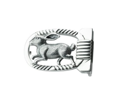 Sterling Silver Rabbit Belt Buckle | Linoriental