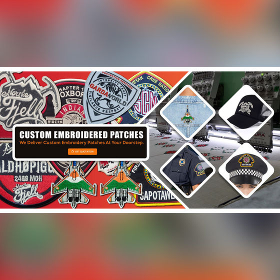 Online Quality Custom Embroidered Patches Deliver at your Doorstep