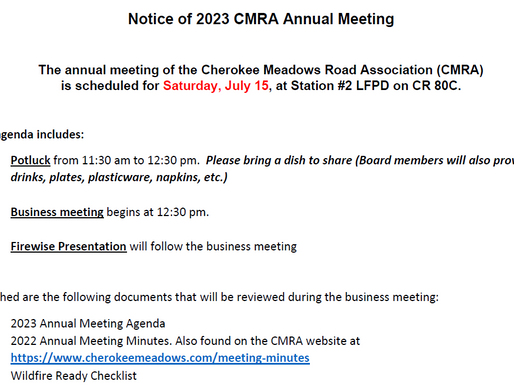 Annual Meeting (7/15/23)
