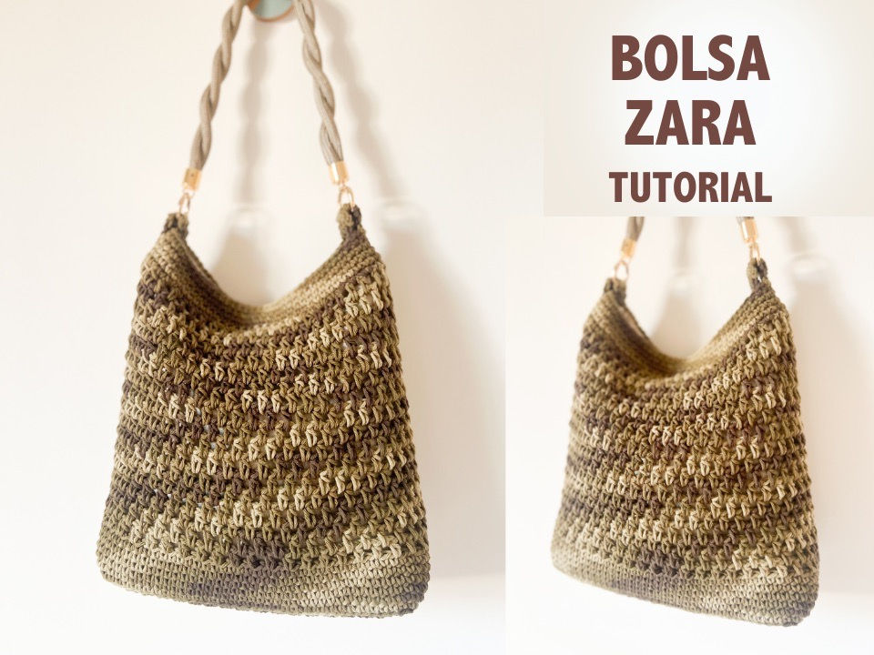 Bolsa de Crochê em barbante - Bolsa Zara