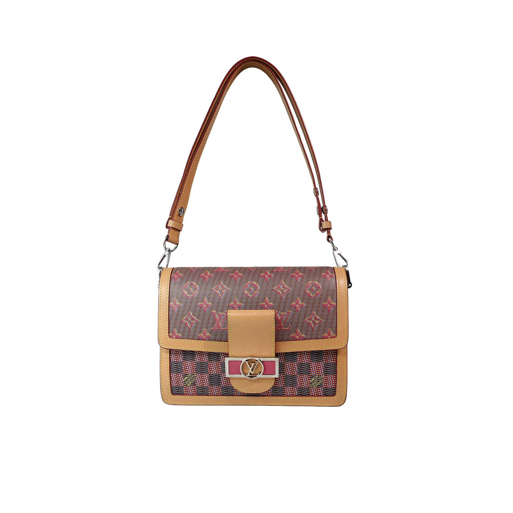 Louis Vuitton Rose Beige Monogra Pop Dauphine