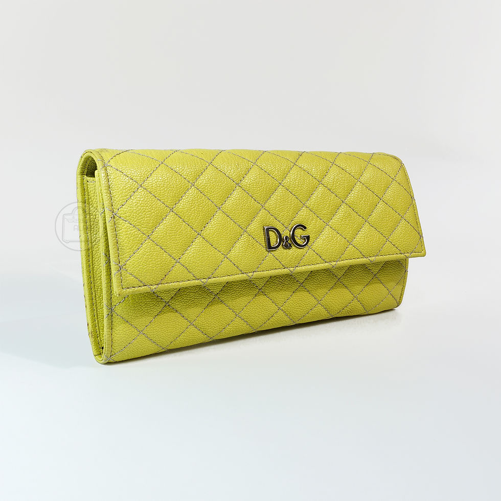 Hình thu nhỏ: Dolce & Gabbana Ví Dài Vàng Cốm