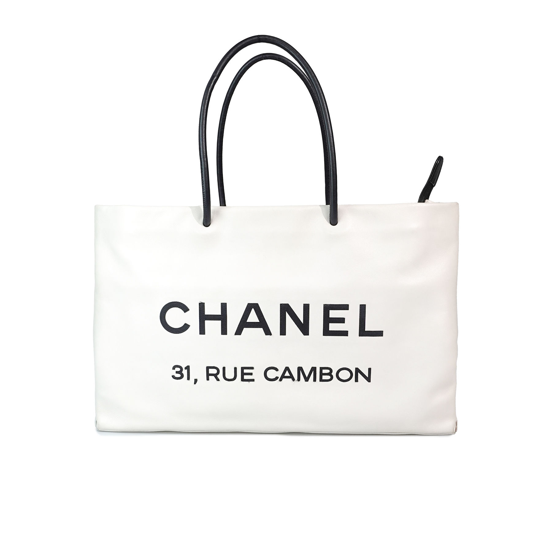 Chanel 31 Rue Cambon Large Tote Bag Trắng