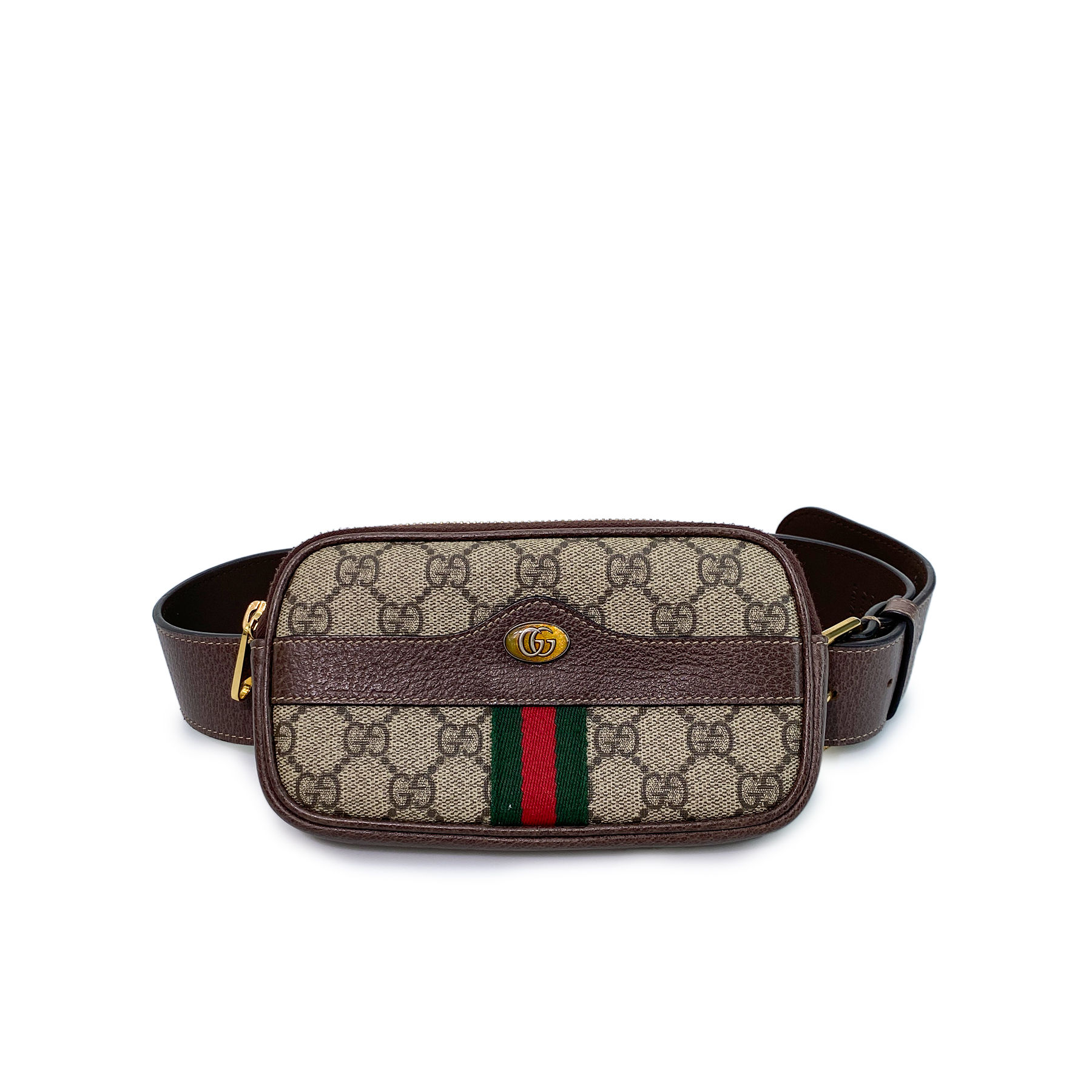 GUCCI Ophidia GG Supreme Canvas Belt Bag