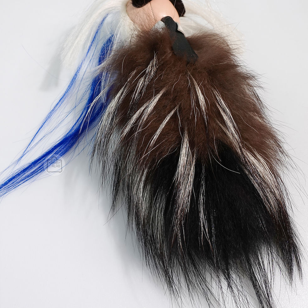 Thumbnail: FENDI Fur Mini Karlito Bag Charm
