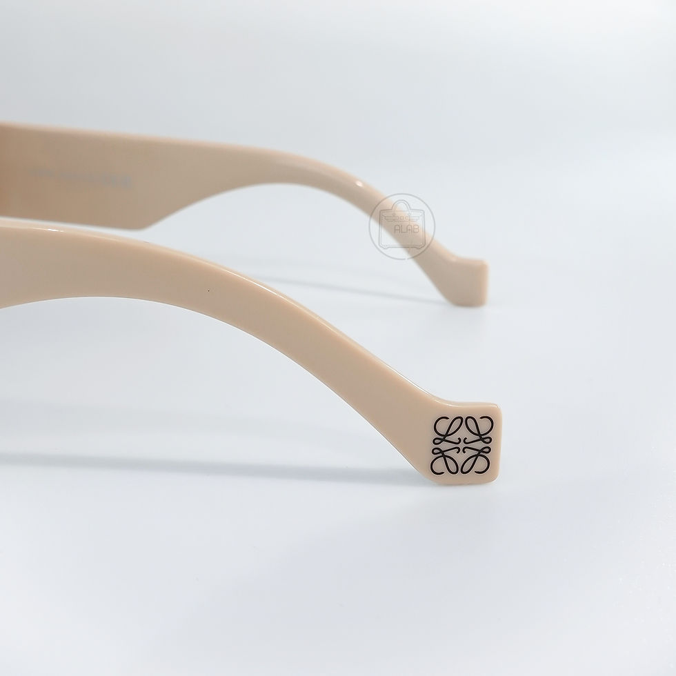 Hình thu nhỏ: Loewe Women's Blue Paula's Ibiza Square Sunglasses Beige Tròng Xanh