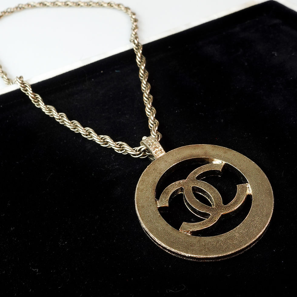 Hình thu nhỏ: Chanel Dây Chuyền Mặt CC Ngọc Trai