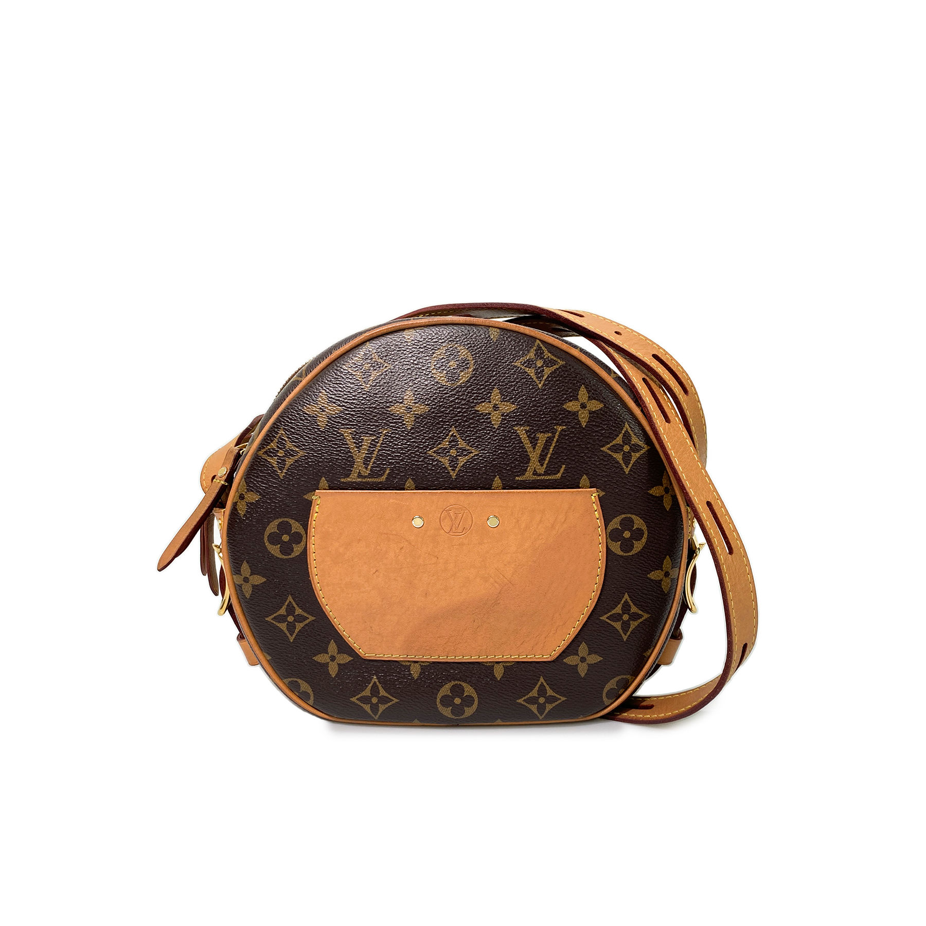 Louis Vuitton Túi Boite Chapeau Souple MM Monogram Màu Nâu