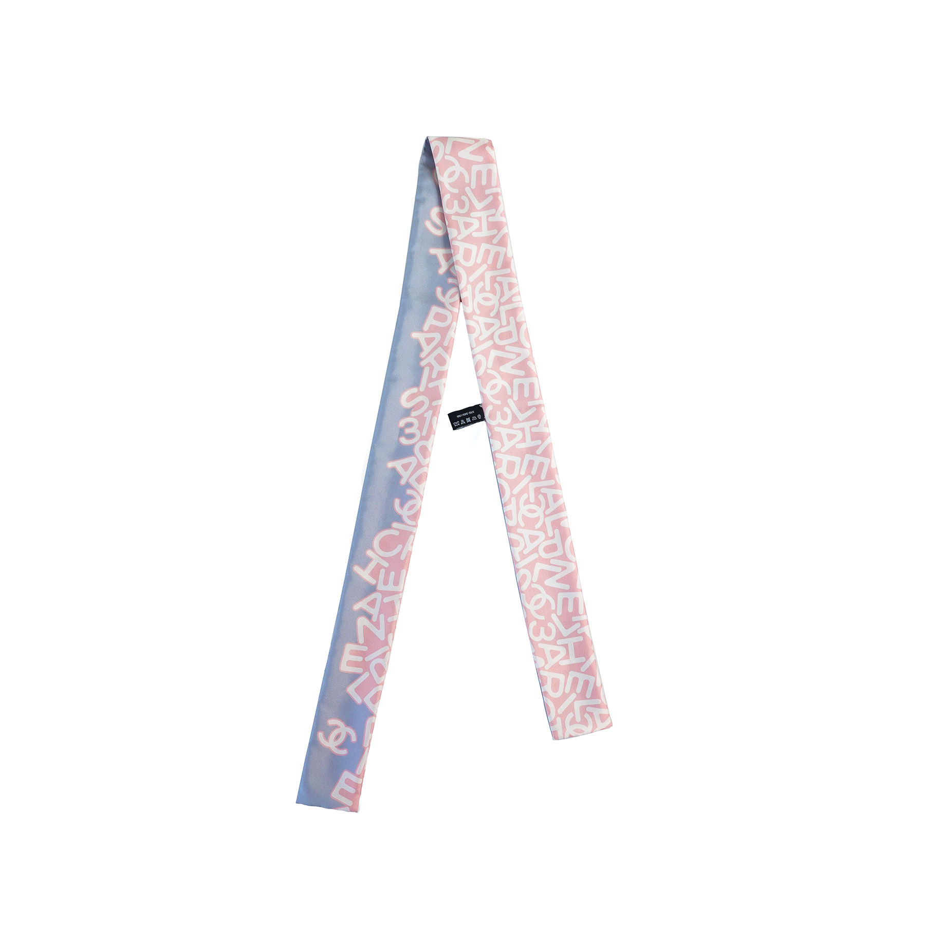 Chanel Khăn Twilly Hồng Xám