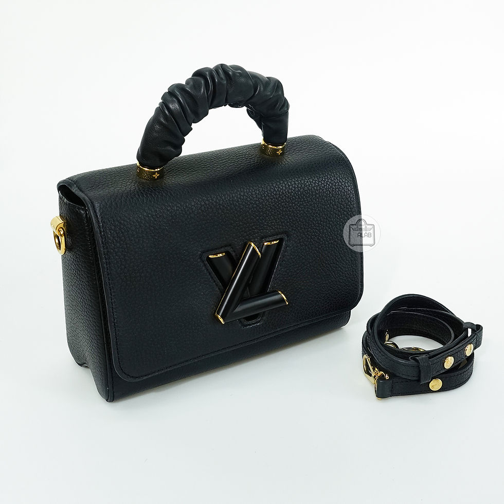 Hình thu nhỏ: Louis Vuitton Scrunchie Twist Top Handle Bag