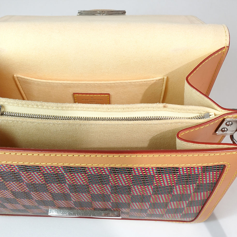 Hình thu nhỏ: Louis Vuitton Rose Beige Monogra Pop Dauphine