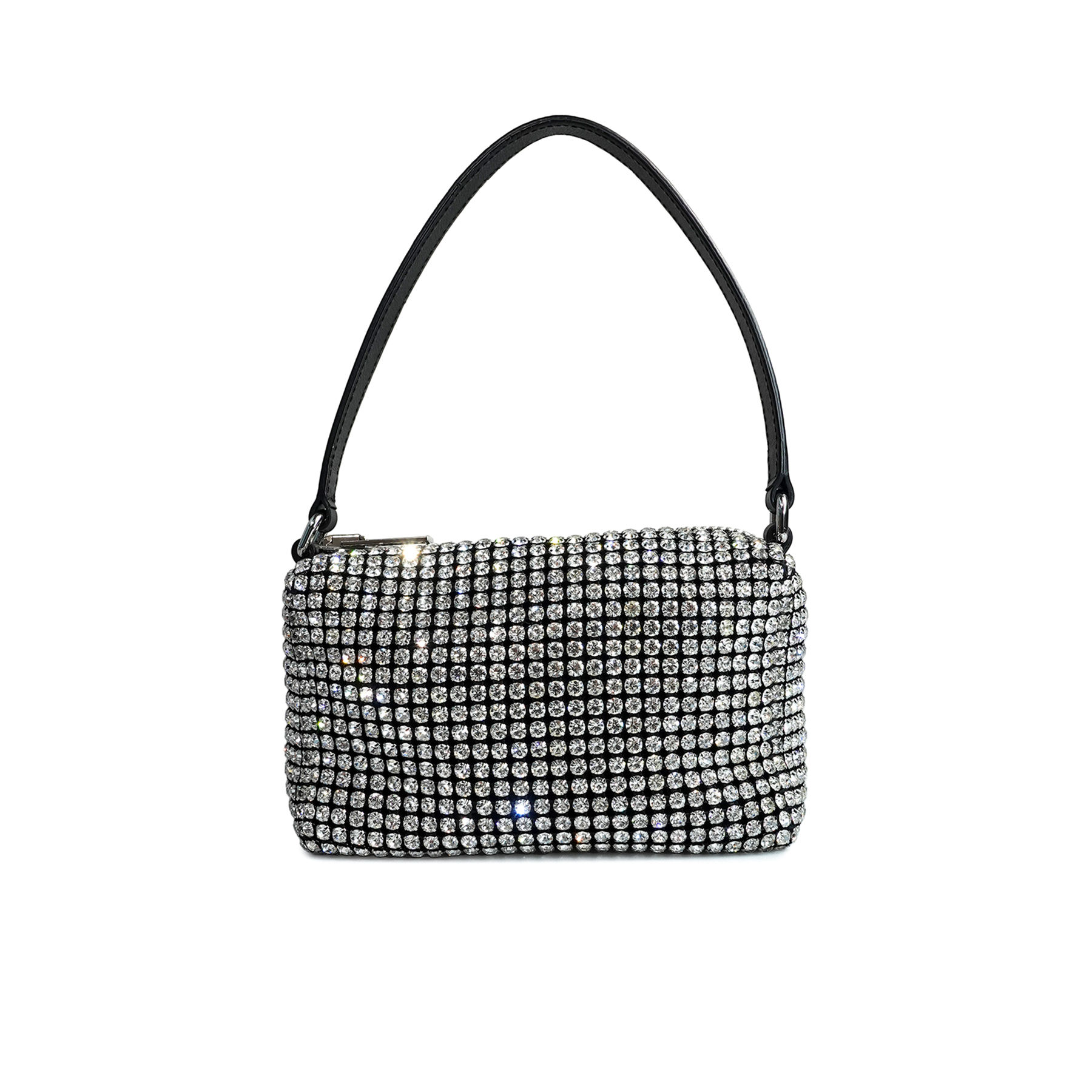 Alexanderwang Heiress Pouch In Crystal Mesh