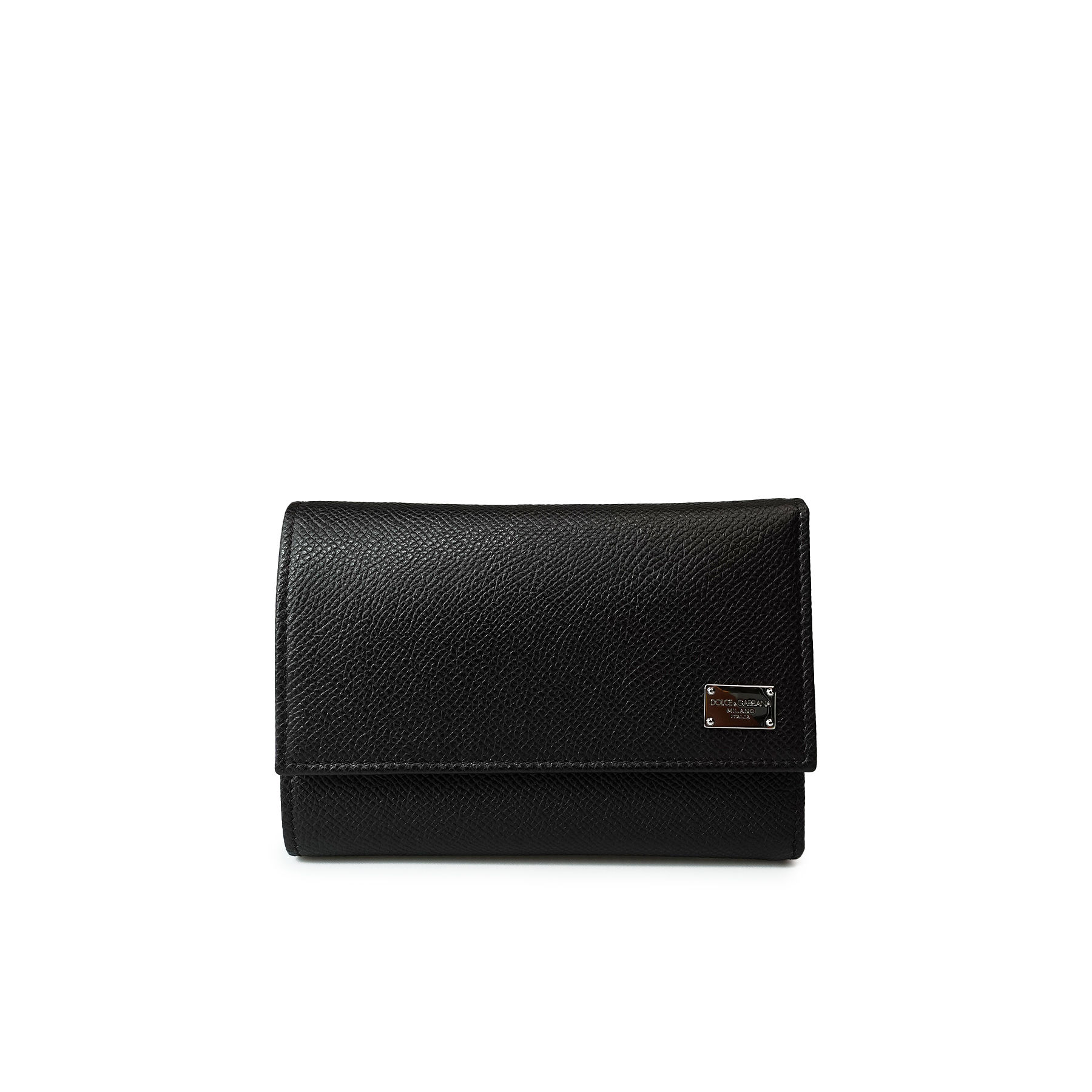 Dolce & Gabbana Leather Tri-fold Wallet