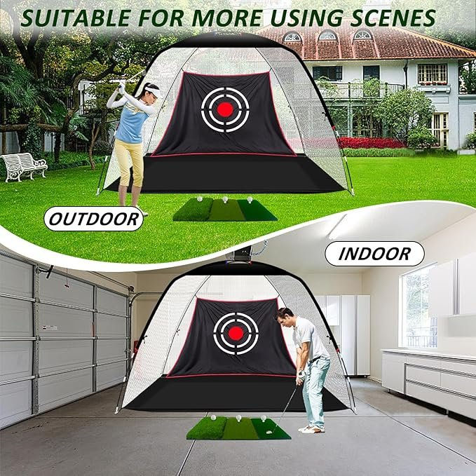 Thumbnail: Golf Nets Golf Practice Net Hitting Netting for Backyard Portable Driving Range