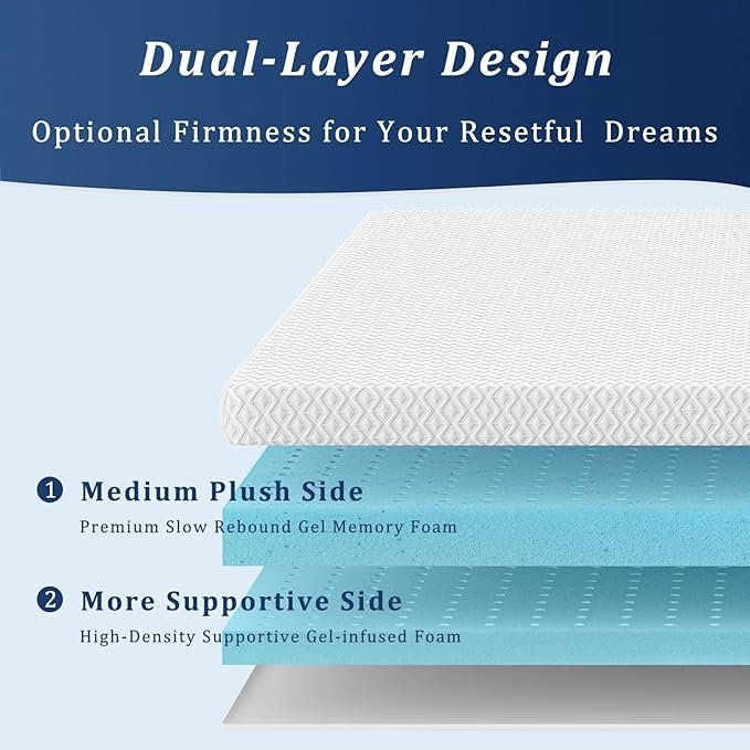 Miniature : BedStory Mattress Topper Queen Size, 3 Inch Queen