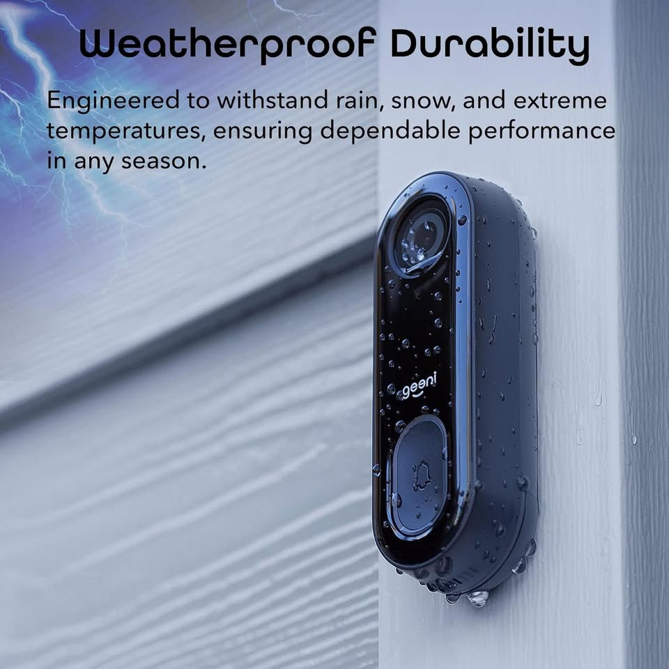 Miniature : Video Doorbell | Weather-Resistant, 2-Way Audio | Motion Detection and Alerts