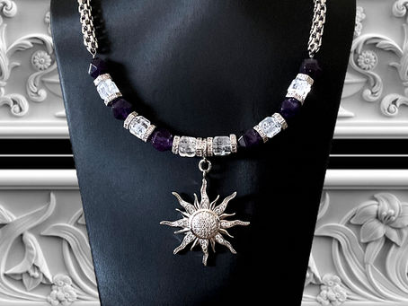 The craftsmanship of this necklace is truly remarkable. Each stone is carefully selected for quality and beauty, then expertly faceted to enhance its brilliance