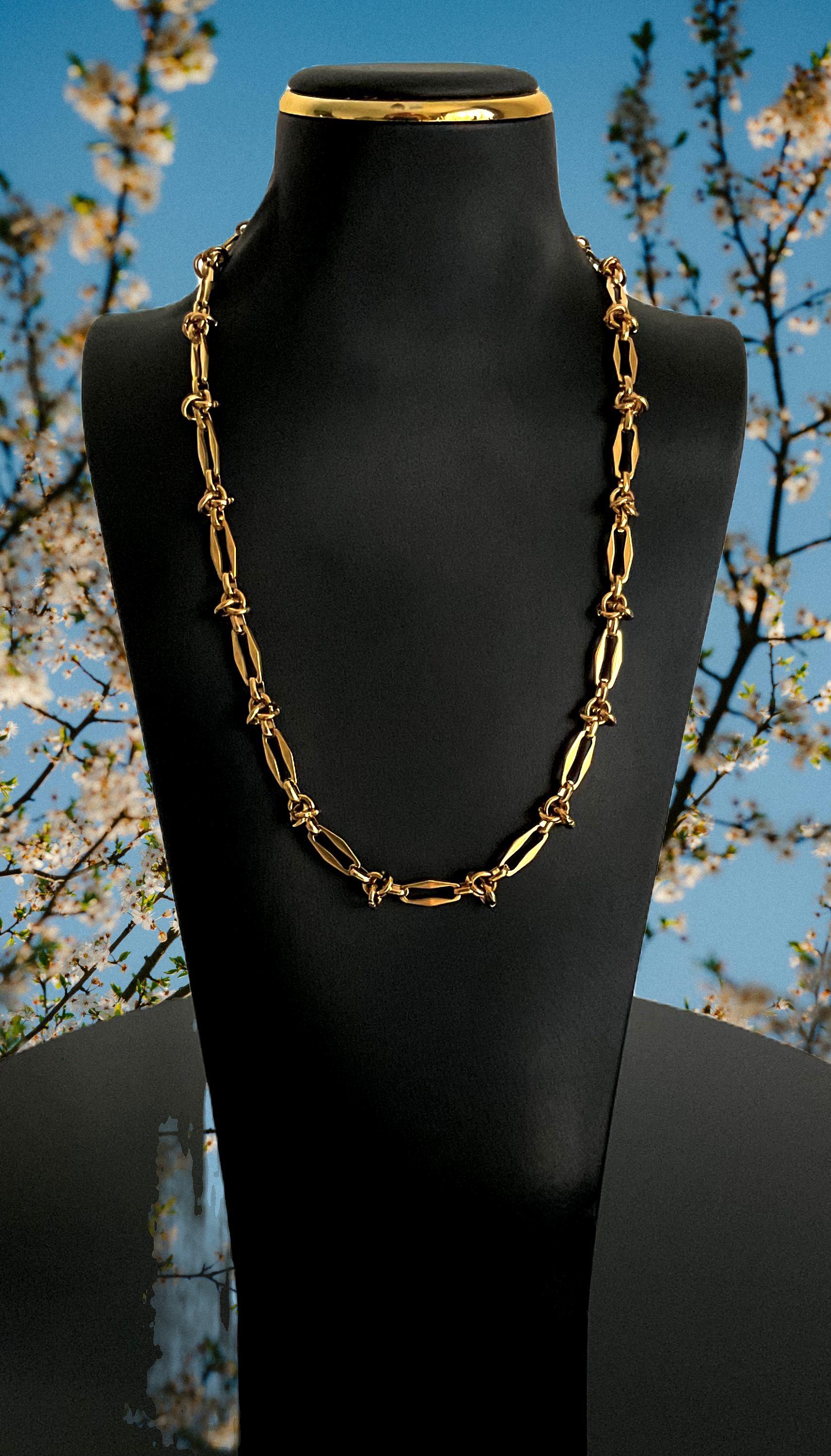 Enter a world of dynamic style with gold stainless steel.
Discover mystical beauty with the elegance of a unique piece.