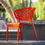 Thumbnail: Project "X" Alu. Dining Chair Geo Pattern