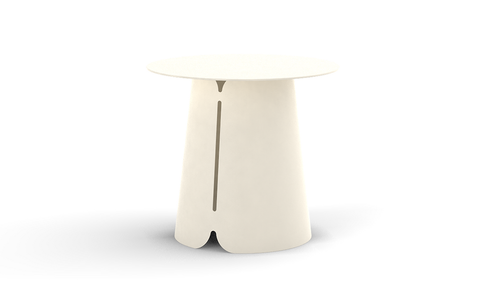 Thumbnail: Tuxedo Alu End Table - Dia. 20" H 20"