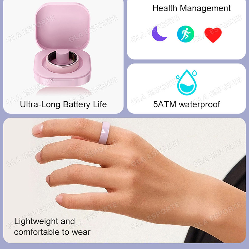 Thumbnail: Smart Couple Ring Bluetooth Connection Multiple Sports Modes Pedometer Fitness R