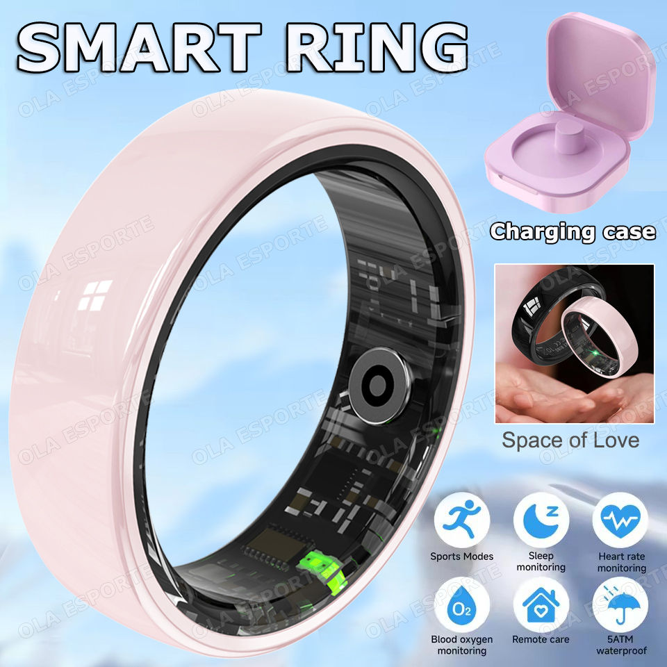 Thumbnail: Smart Couple Ring Bluetooth Connection Multiple Sports Modes Pedometer Fitness R