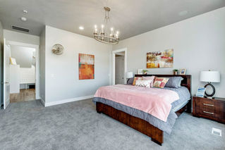 View of the master bedroom at The Michelle