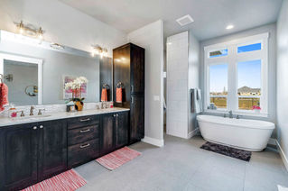 Master bath at The Michelle