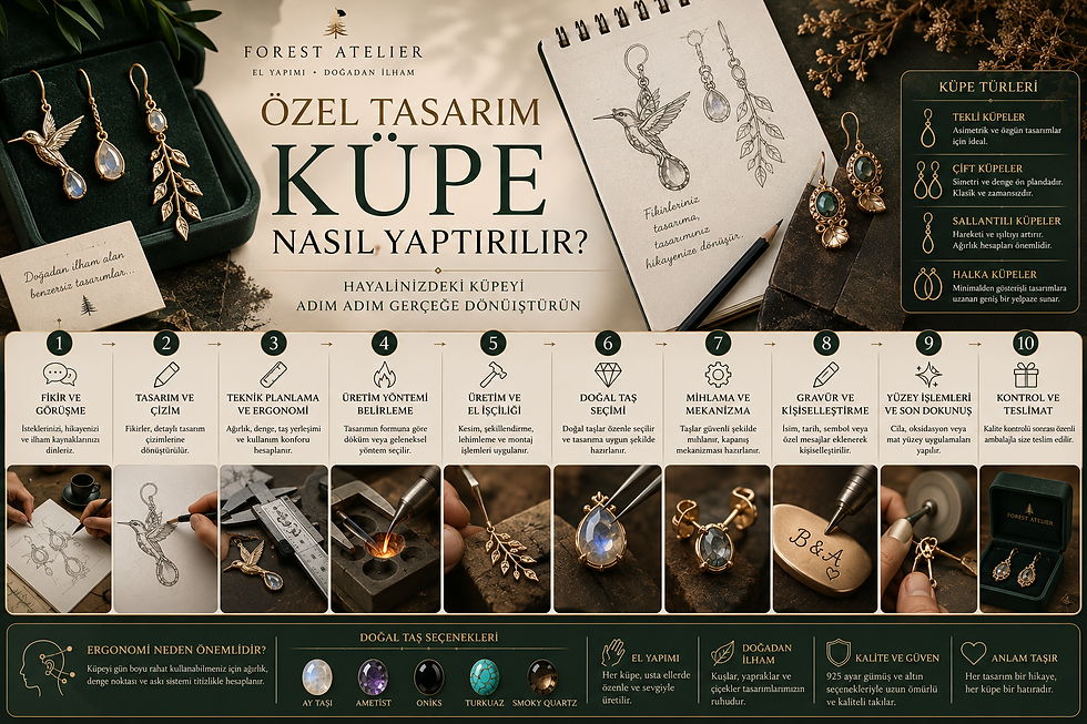 Özel tasarım küpe nasıl yaptırılır?