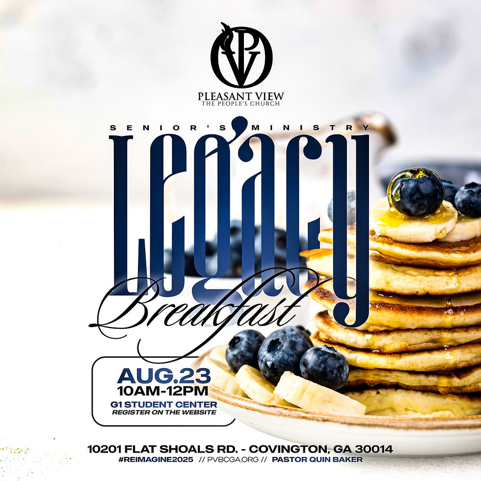 Senior's Ministry Legacy Breakfast