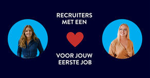 Recruiters met een hart voor jouw eerste job