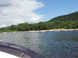 Boating on Mississippi River