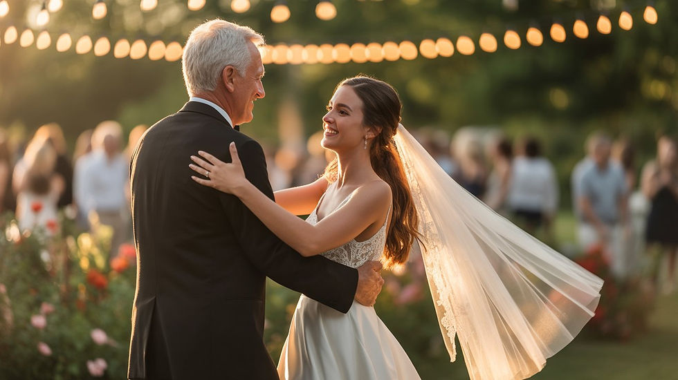 Vater-Tochter-Tanz bei der Hochzeit