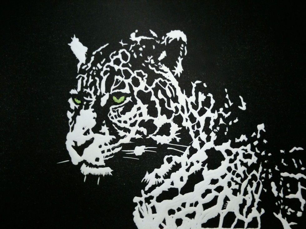 Bert Ramirez, Untitled, Linocut