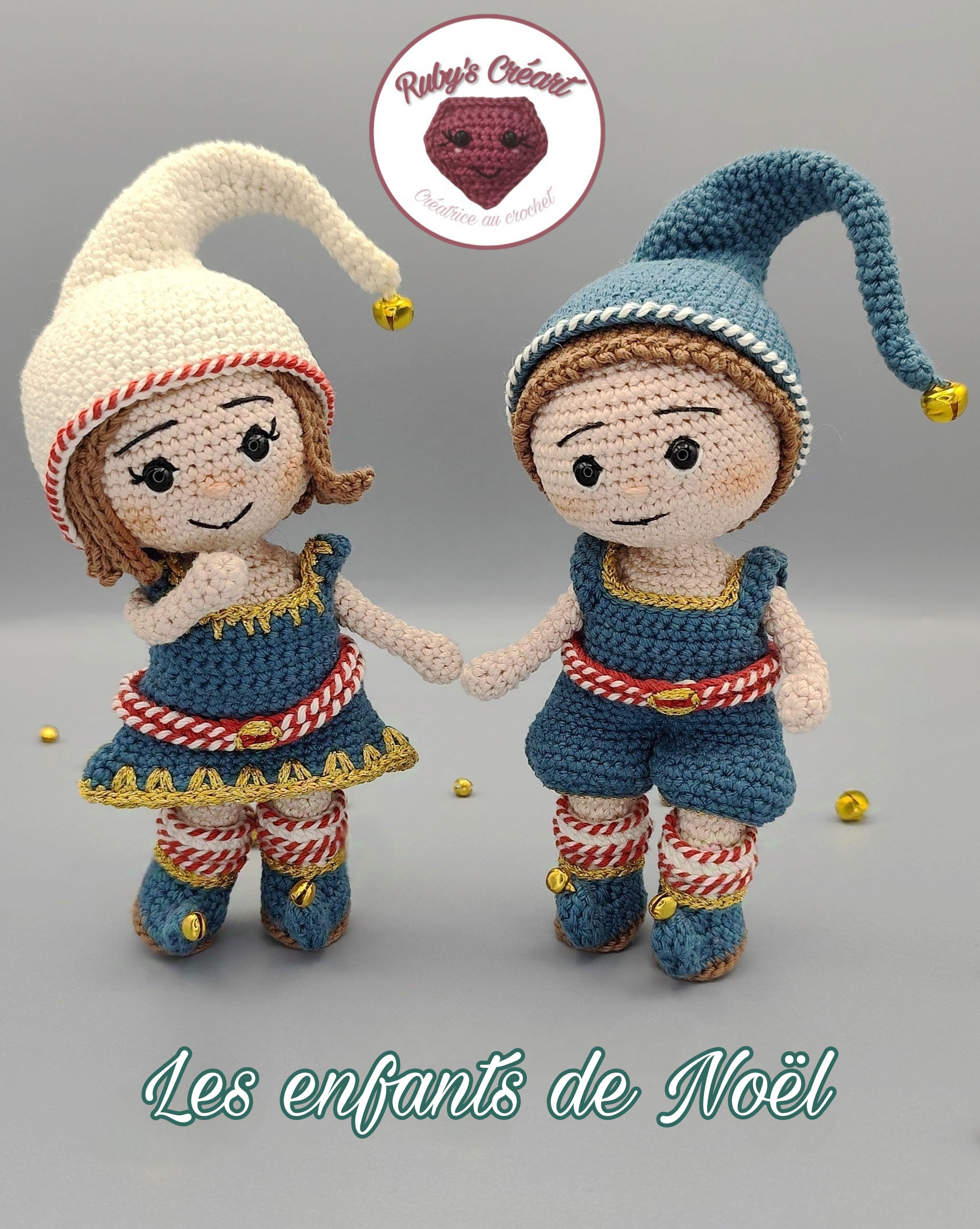 Tutoriel au crochet les enfants de Noel
