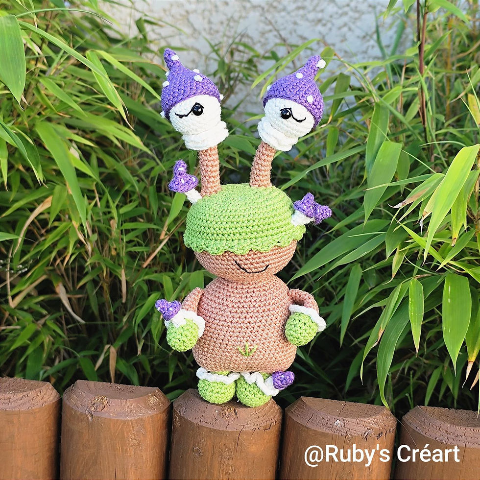 Tutoriel au crochet Humus créature fantastique de la terre