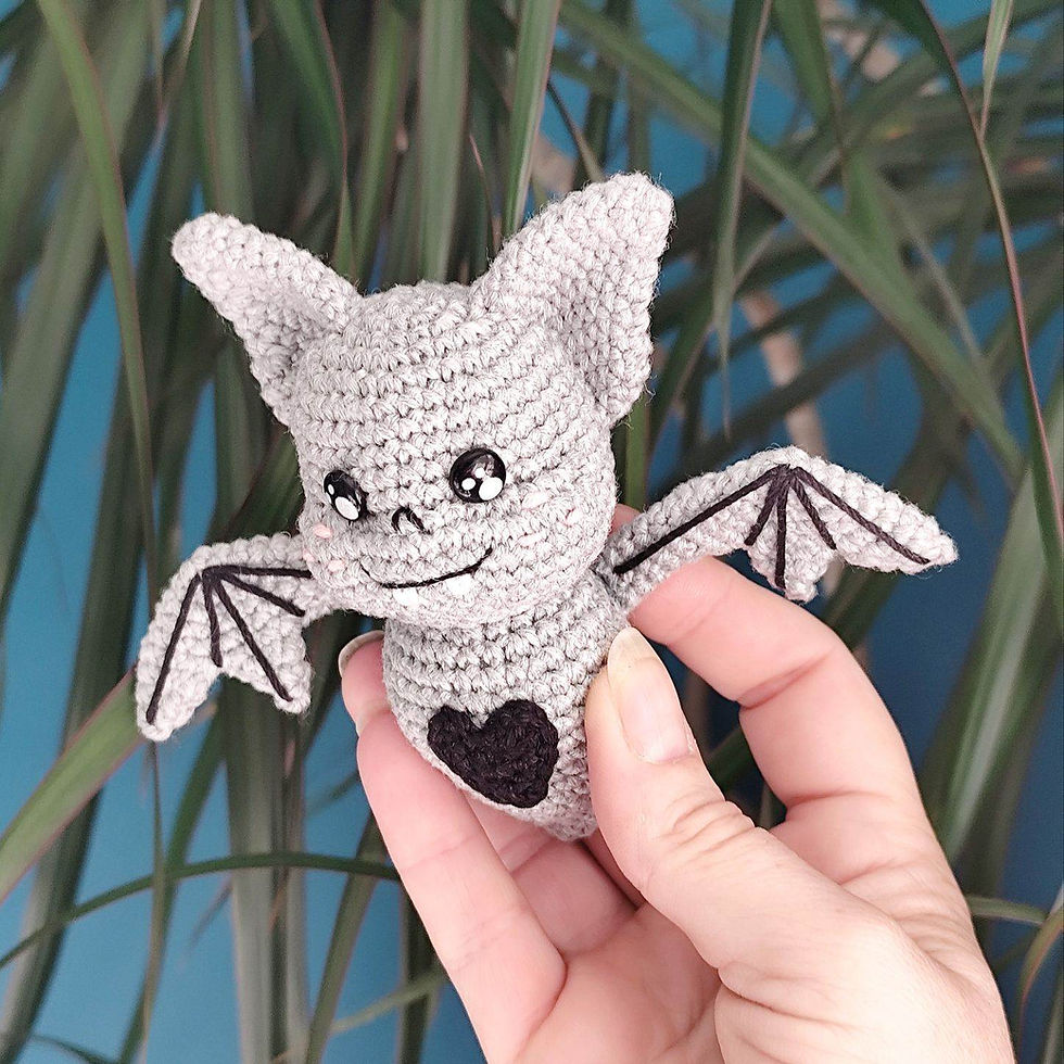 Miniature : Tutoriel au crochet la chauve-souris