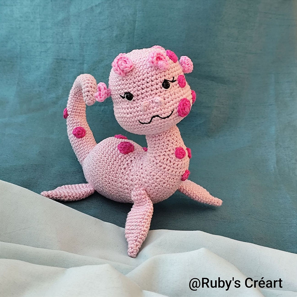 Miniature : Tutoriel au crochet Bubulle créature fantastique de l'eau