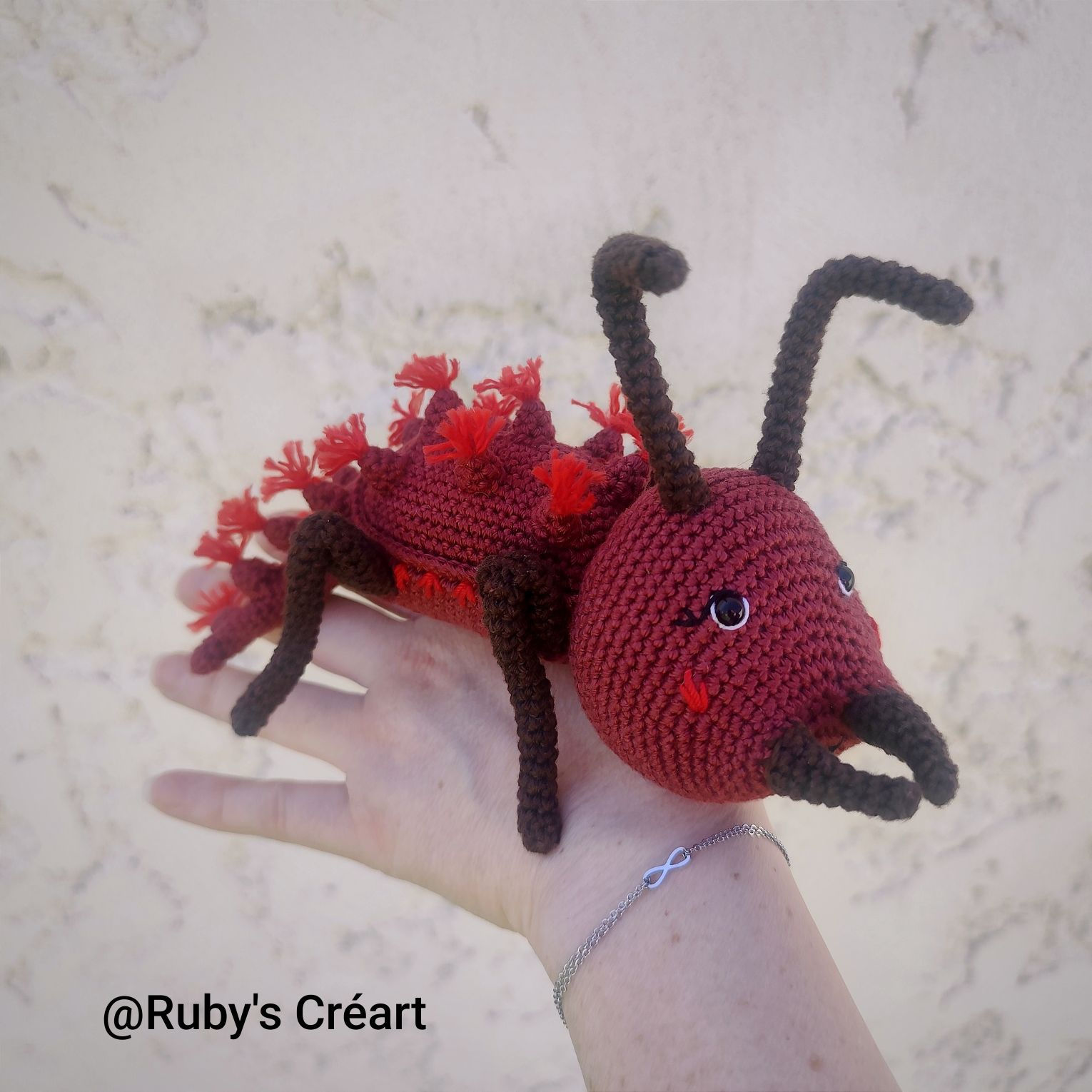 Tutoriel au crochet Flamme créature fantastique du feu