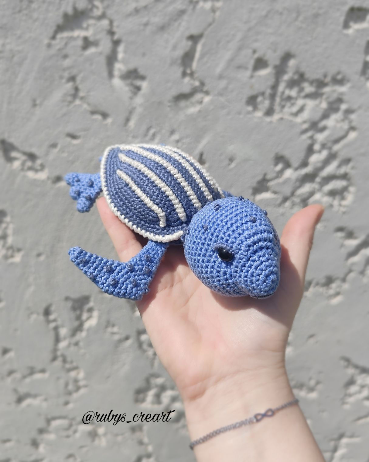 Tutoriel au crochet Blue la tortue luth
