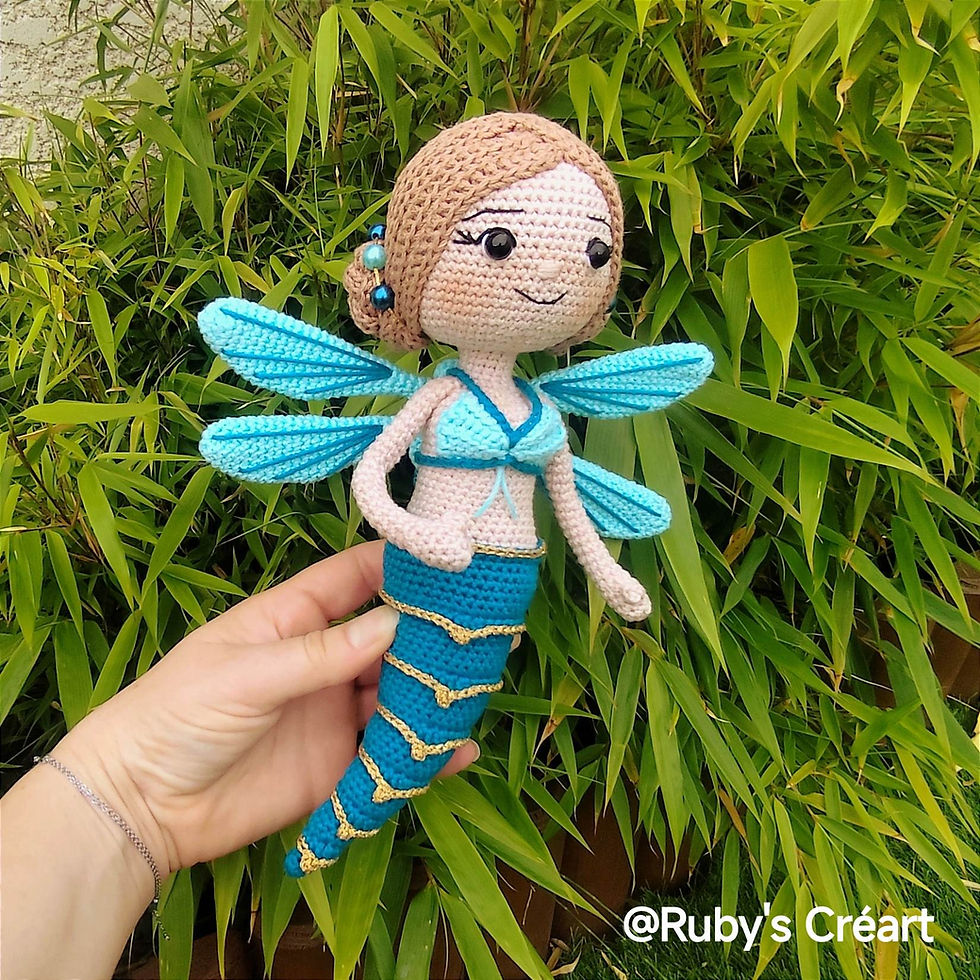 Tutoriel au crochet Anax la poupée libellule
