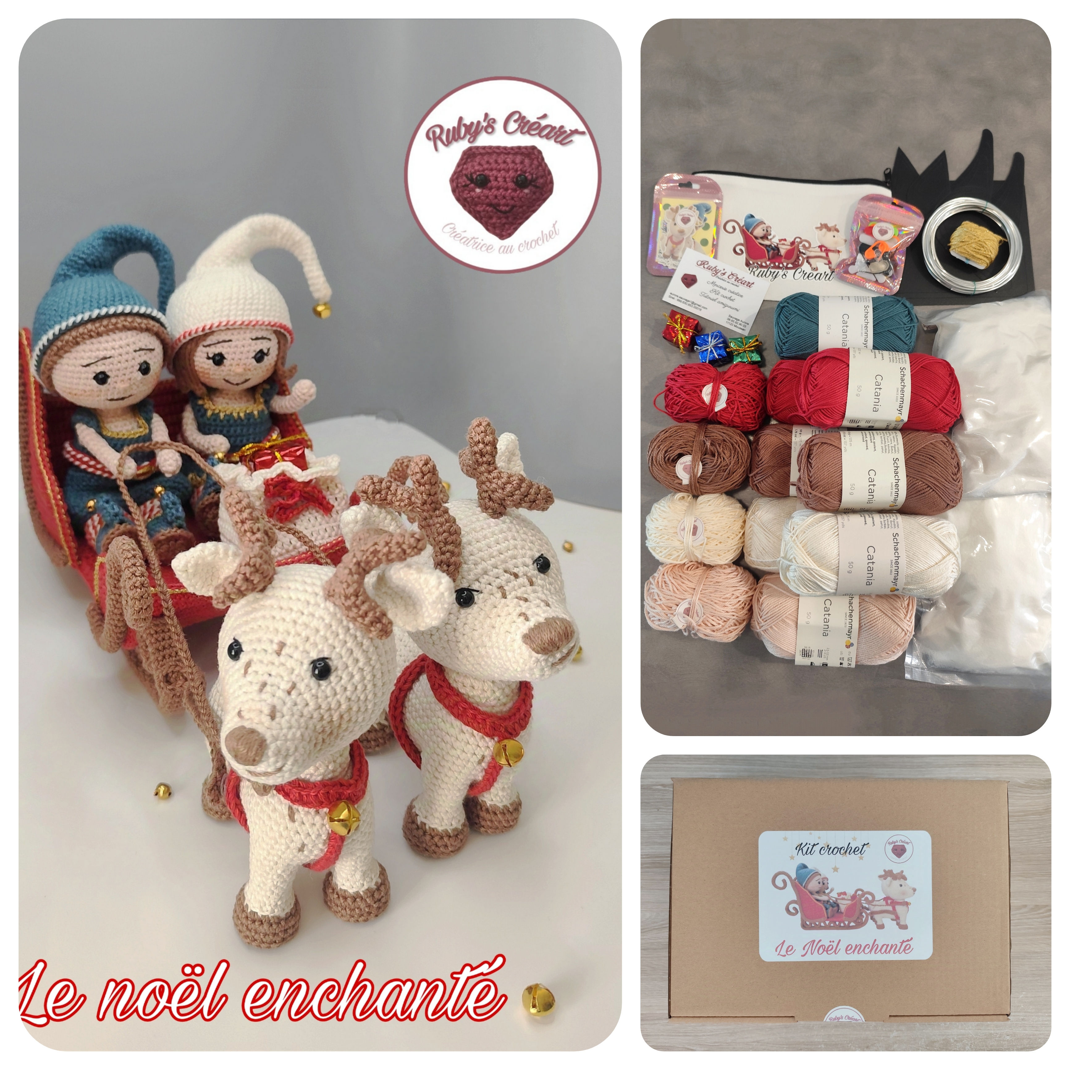 Kit crochet Le Noel enchante