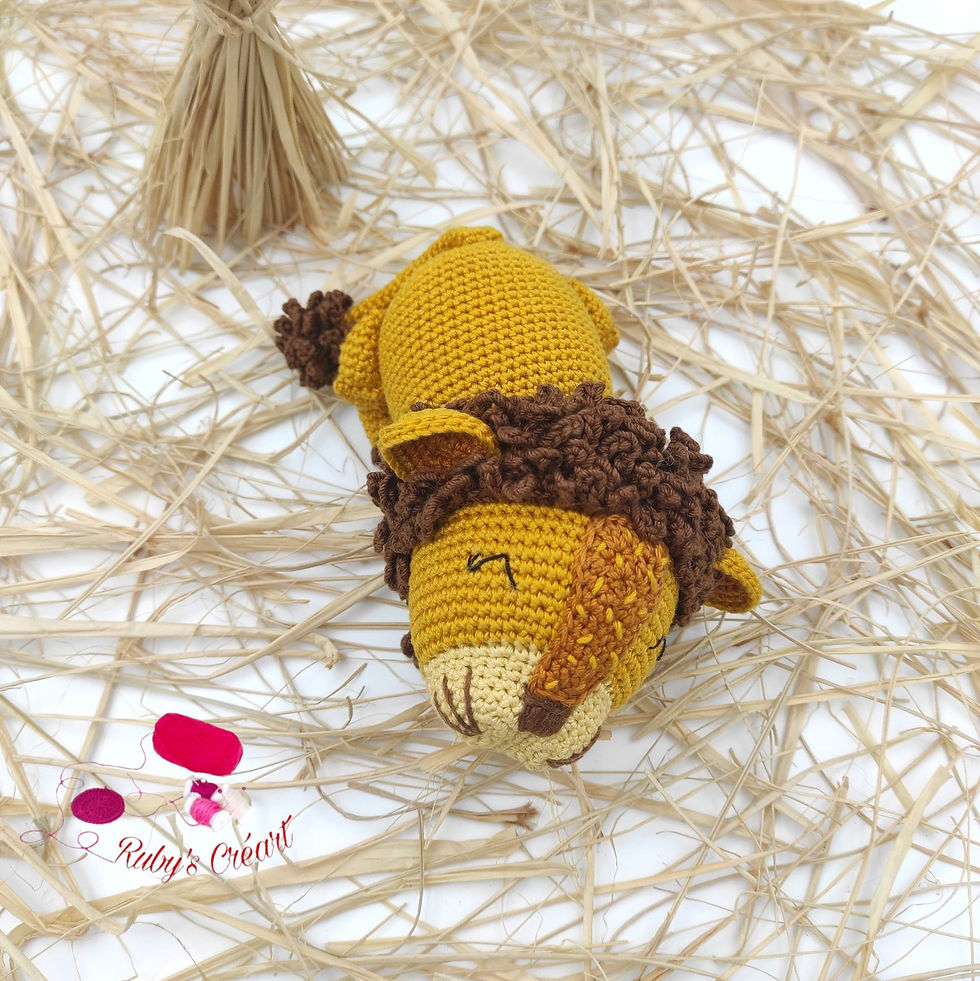 Miniature : Tutoriel au crochet Pack complet Lord le lion