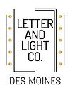 Letter and Light color logo