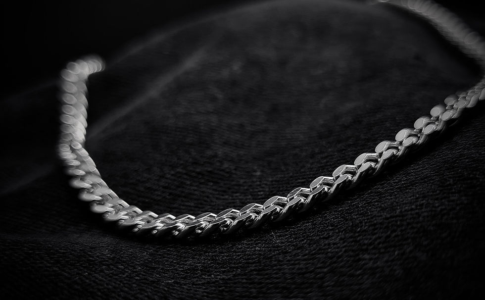 Thumbnail: Heavy Cuban Curb Chain 925 Sterling Silver