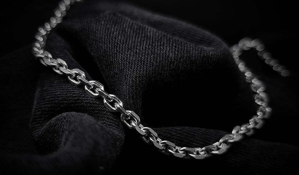 Thumbnail: Heavy Knife Edge Chain 925 Sterling Silver