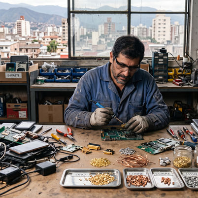 Minería Urbana: El nuevo paradigma donde la ciudad es el yacimiento del futuro