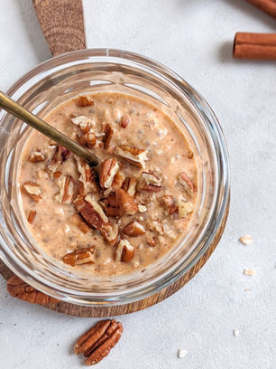 Pumpkin Spice Overnight Oats (Dairy Free)