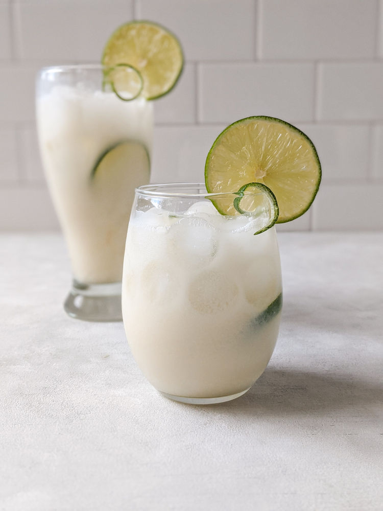 Brazilian Lemonade (Dairy Free and Lower Sugar)